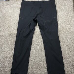 BC Clothing Expedition Pants Men 40x34 Black Outdoor Stretch Fleece Lined Hiking